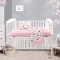 Beauty Home Σετ σεντόνια βρεφικά Art 5178 120x160 Ροζ