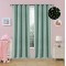 Beauty Home Κουρτίνα φωσφορίζουσα με 8 κρίκους Art 6140 140x260 Μέντα