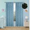 Beauty Home Κουρτίνα φωσφορίζουσα με τρέσα Art 6141 140x270 Σιέλ