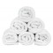 Beauty Home Πετσέτα Λαβέτα Ξενοδοχείου Smooth 500gsm plain Art Ε3004 100% Cotton 30x30 Λευκό