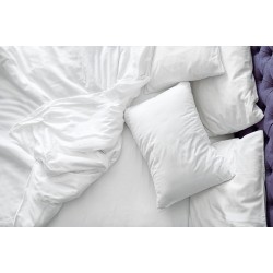 Beauty Home Παπλωματοθήκη Ξενοδοχείου King Size Lucid Art Ε1035 Percale CVC 80%Cot-20%Pol 270x250 Λευκό