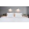 Beauty Home Παπλωματοθήκη ξενοδοχείου μονή Ribbon Art Ε1236 230TC Satin Stripe Percal Pennie 70%Cot-30%Pol 170x245 Λευκό