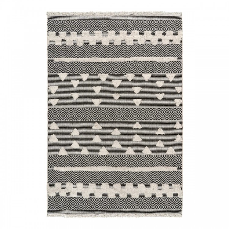 Beauty Home Χαλί βαμβακερό Morocotton 9238 Γκρι