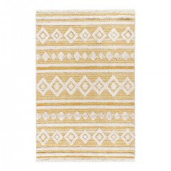 Beauty Home Χαλί βαμβακερό Morocotton 9239 125x180 Κίτρινο