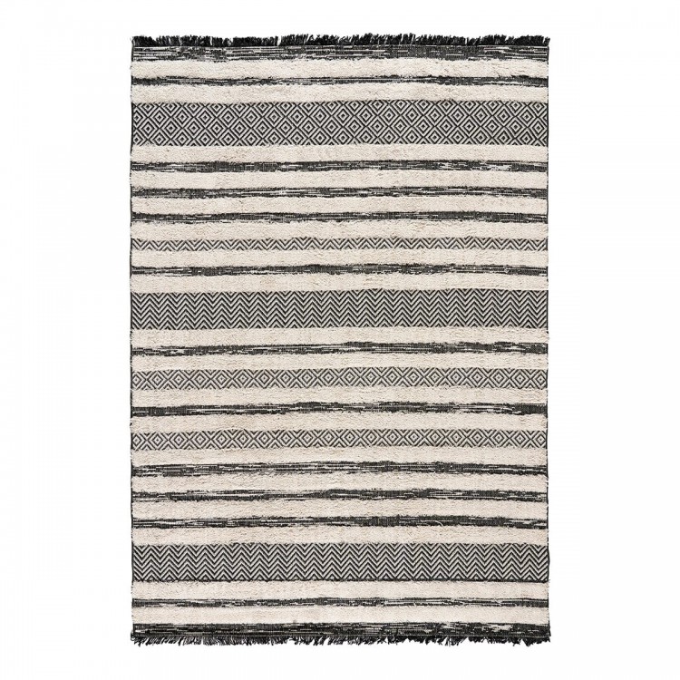 Beauty Home Χαλί βαμβακερό Morocotton 9241 Γκρι