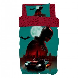 Beauty Home Σετ κουβερλί μονό Art 6185 The Batman 160x240 Εμπριμέ