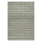 Beauty Home Πατάκι Vibe Art 9573 67x150 Mint White Μέντα Λευκό