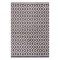Beauty Home Πατάκι Vibe Art 9578 67x150 Lila White Λιλά Λευκό