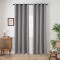 Beauty Home Ύφασμα κουρτίνας με το μέτρο Blackout jacquard σκίασης Glare Art 8444 Φ280 Γκρι