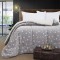 Beauty Home Κουβερτοπάπλωμα μονό φωσφοριζέ Glow Art 6271 160x220 Γκρι
