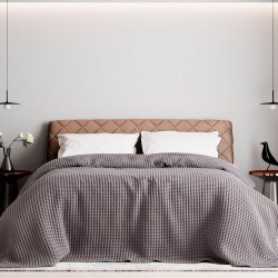 Beauty Home Πικέ μονή waffle Art 1990 Stone 170x240 Ανθρακίτης