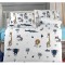 Beauty Home Σετ σεντόνια βρεφικά Art 5615 100x150 Τυρκουαζ,Εμπριμέ