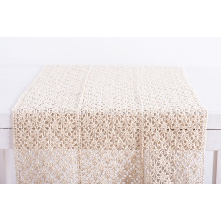 Beauty Home ΡΑΝΝΕΡ ΔΑΝΤΕΛΑ ΚΥΚΛΑΜΙΝΟ ΤΡΙΠΛΗ 45 cm x 140 cm