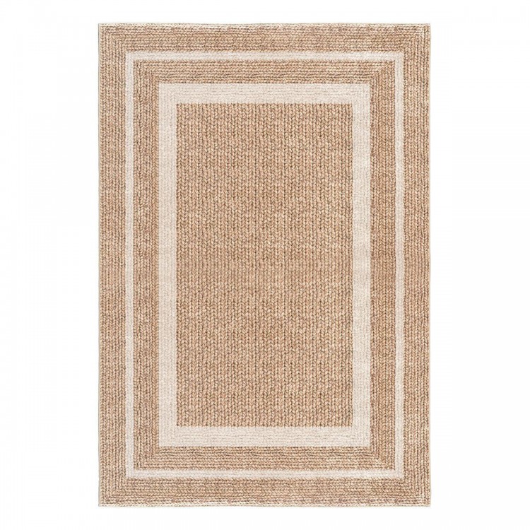 Beauty Home Χαλί Tropic Art 9138 133x190 Μπεζ,Λευκό