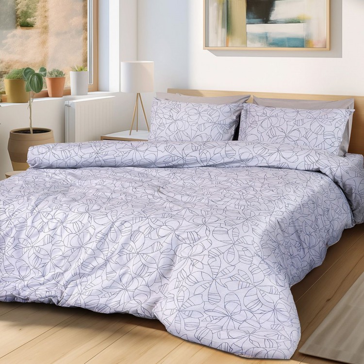 Beauty Home Ζεύγος μαξιλαροθήκες Adela Art 12251 52x72 Γκρι