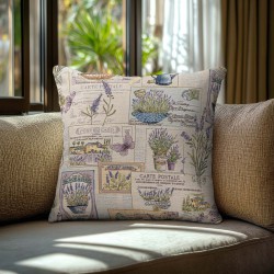 Beauty Home Μαξιλαροθήκη Lavender Garden Post 40 x 40 cm