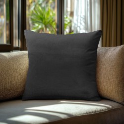 Beauty Home Μαξιλαροθήκη ΒΕΛΟΥΔΟ PREMIUM ΜΑΥΡΟ 40 x 40 cm