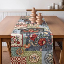 Beauty Home ΡΑΝΝΕΡ Folklore Jeans Patch 32 cm x 1,5 m