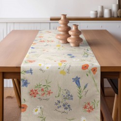 Beauty Home ΡΑΝΝΕΡ ΑΛΠΙΚΑ ΠΟΛΥΧΡΩΜΑ ΦΥΤΑ 32 cm x 1,5 m