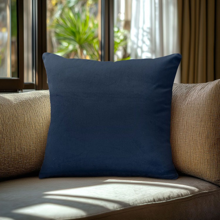 Beauty Home Μαξιλαροθήκη ΒΕΛΟΥΔΟ PREMIUM ΜΠΛΕ 45 x 45 cm