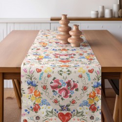 Beauty Home ΡΑΝΝΕΡ ΦΟΛΚΛΟΡ ΚΑΡΔΙΕΣ 32 cm x 1,5 m