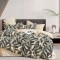 Beauty Home Σετ κουβερλί υπέρδιπλο Art 12287 Antonella 220x240 Ανθρακί,Λαδί