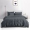 Beauty Home Σετ παπλωματοθήκη υπέρδιπλη Bamboo 300tc Art 12350 Midnight Charm 240x260 Ανθρακί