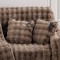 Beauty Home Γούνινη Μαξιλαροθήκη διακοσμητική Pop Art 8722 40x40 Μόκα