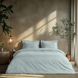 Beauty Home Ζεύγος μαξιλαροθήκες μονόχρωμες Art 1700 Harmony 52x73 Σιελ