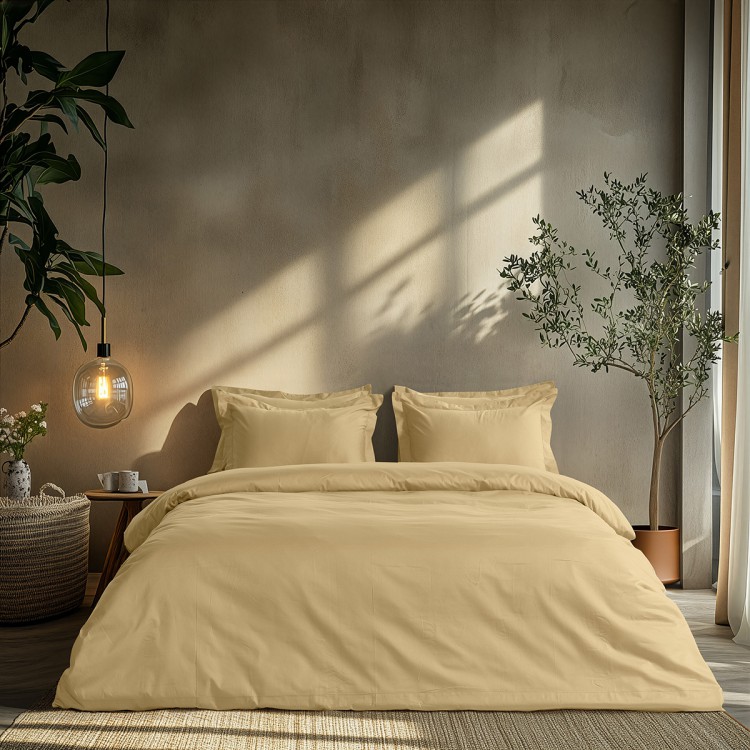 Beauty Home Ζεύγος μαξιλαροθήκες μονόχρωμες Art 1700 Harmony 52x73 Μπεζ