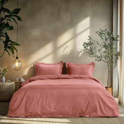 Beauty Home Ζεύγος μαξιλαροθήκες μονόχρωμες Art 1700 Harmony 52x73 Σάπιο μήλο