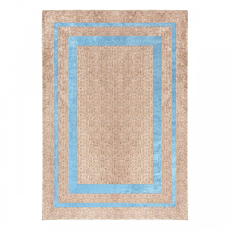 Beauty Home Πατάκι Sunny Art 9140 65x140 Μπεζ,Μπλε
