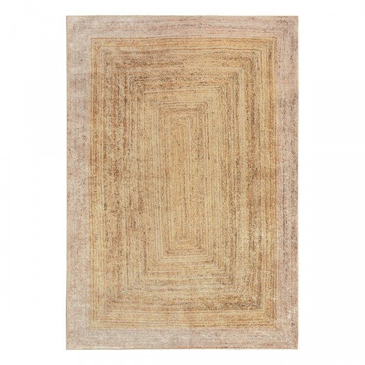 Beauty Home Πατάκι Sunny Art 9141 65x140 Μπεζ,Κίτρινο