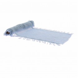 Beauty Home Ράννερ με ξέφτια – Γαλάζιο 30 cm x 3 m