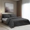 Beauty Home Σετ κουβερλί μονό Art 10101 Fancy 160x230 Μαύρο