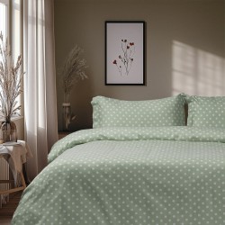 Beauty Home Σετ κουβερλί μονό Art 10101 Fancy 160x230 Μέντα
