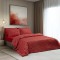 Beauty Home Σετ κουβερλί μονό Art 10101 Fancy 160x230 Κόκκινο