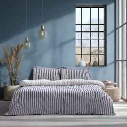 Beauty Home Σετ κουβερλί μονό Glory Art 12362 160x230 Εκρού,Ανθρακί