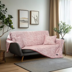 Beauty Home Μαξιλαροθήκη διακοσμητική Amos Art 8714 40x40 Ροζ