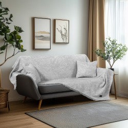 Beauty Home Μαξιλαροθήκη διακοσμητική Amos Art 8715 40x40 Γκρι