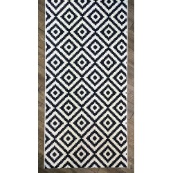 Διάδρομος μοντέρνος φ80 black/white Με Το Μέτρο