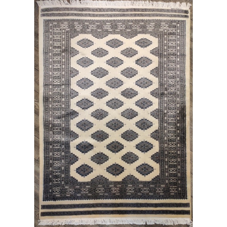 Χειροποίητο Χαλί Wool-Silk 125x170 Beige Χειροποίητο Χαλί Wool-Silk 125x170 Beige