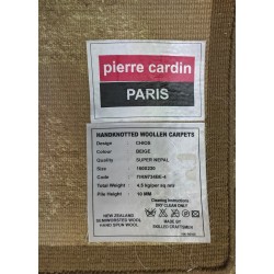 Χαλί Χειροποίητο Μάλλινο Pierre Cardin Chios Super Nepal Beige 