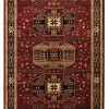 ΧΑΛΙ PERSIA 6057 BURGUNDY ΜΕ ΚΡΟΣΣΙ 