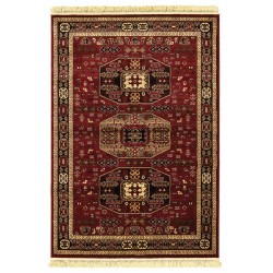 ΧΑΛΙ PERSIA 6057 BURGUNDY ΜΕ ΚΡΟΣΣΙ 