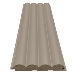 MDF PANEL ΜΕ 3D ΠΗΧΑΚΙΑ 806090 WAVE DL 16/119/2750mm SAND GREY NewPlan