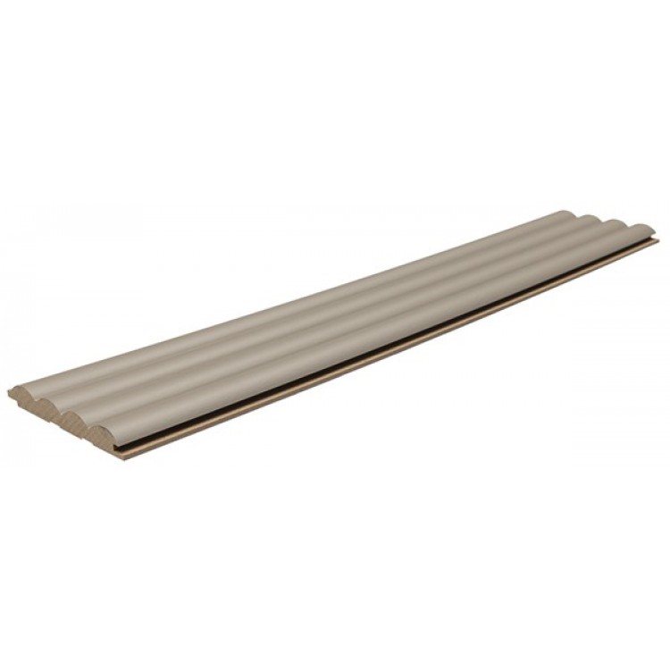 MDF PANEL ΜΕ 3D ΠΗΧΑΚΙΑ 806090 WAVE DL 16/119/2750mm SAND GREY NewPlan