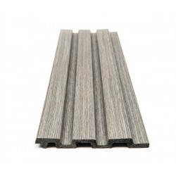 PS PANEL ΜΕ 3D ΠΗΧΑΚΙΑ 02 PIANO (ΜΟΝΟΧΡΩΜΟ  ΓΚΡΙ) 12/122/2900mm  GREY NewPlan