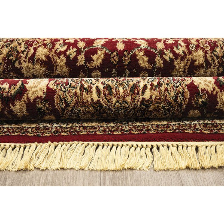 ΧΑΛΙ PERSIA 5649 BURGUNDY ΜΕ ΚΡΟΣΣΙ