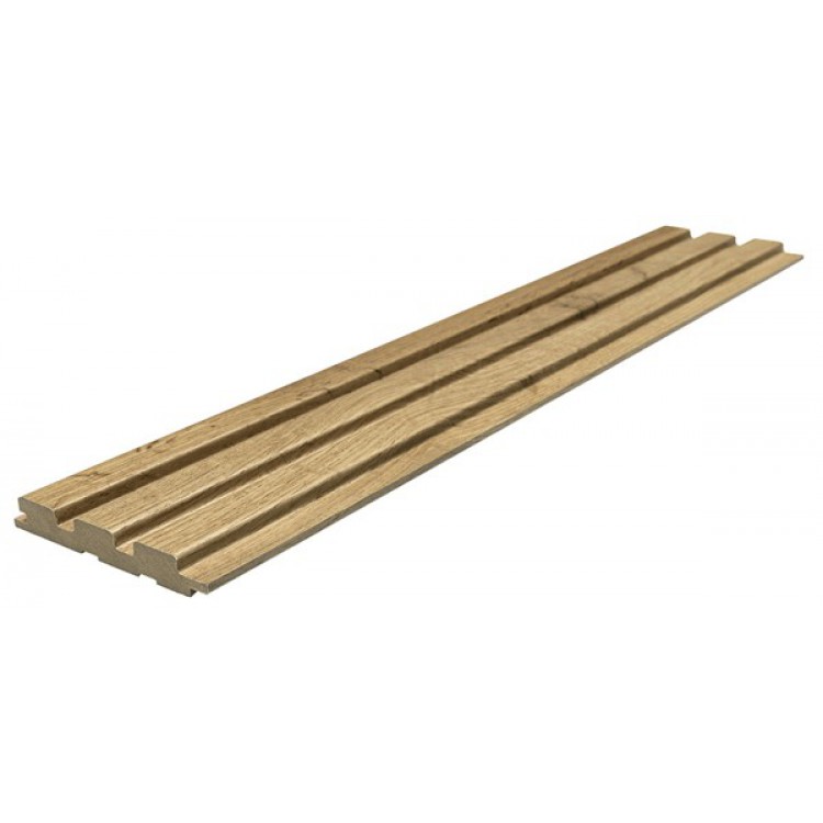 MDF PANEL ΜΕ 3D ΠΗΧΑΚΙΑ 508090 BEAT ST 16/119/2750mm PECAN NewPlan